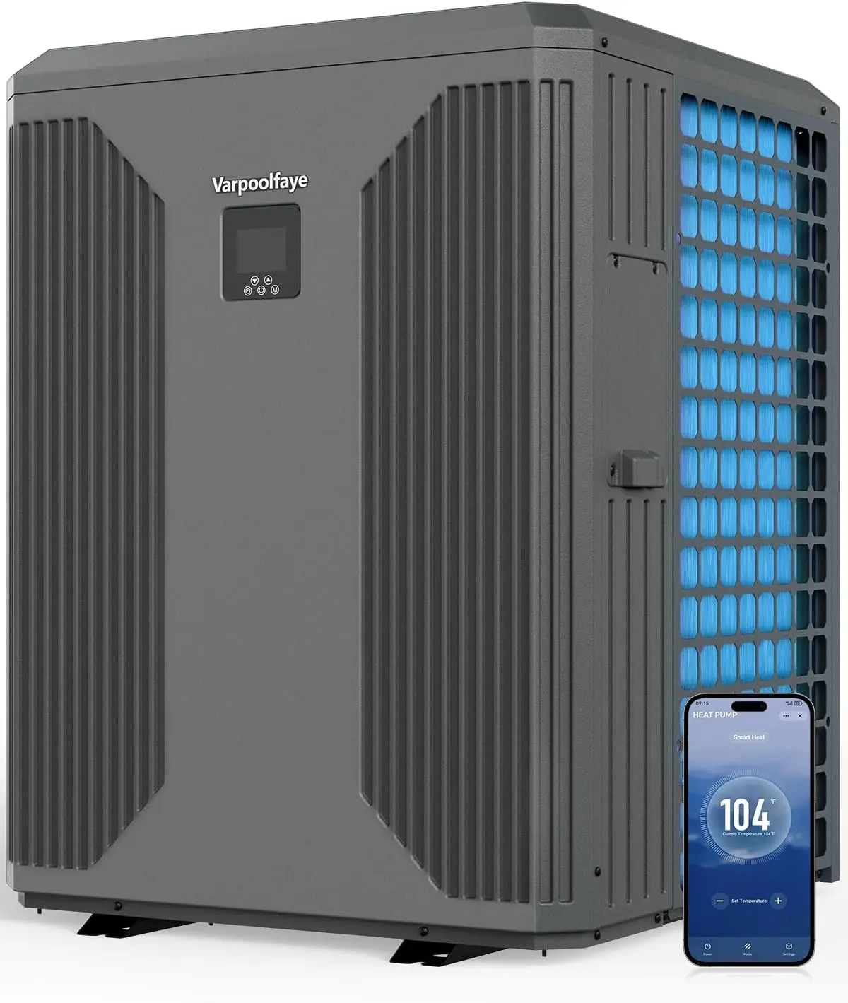 Varpoolfaye 140,000 BTU Inverter Electric Pool Heater