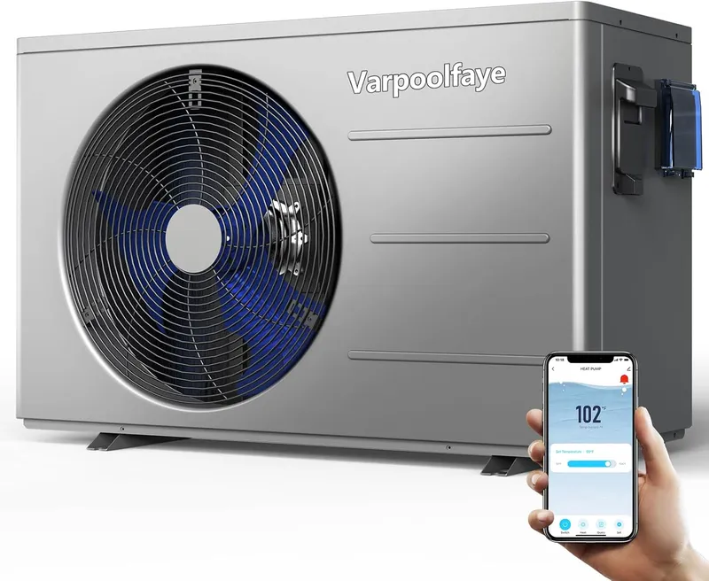 Varpoolfaye 40000 BTU Electric Pool Heater for Inground Pools