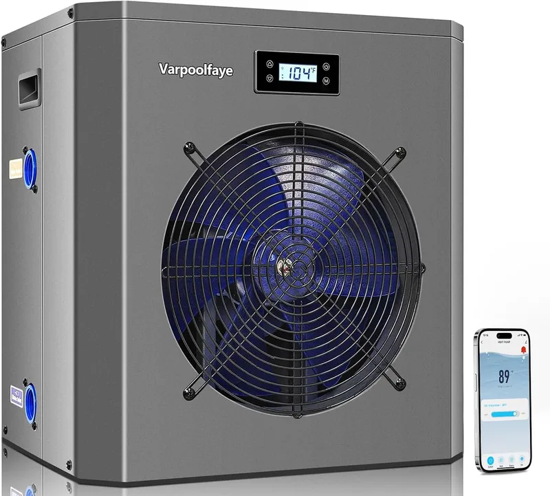 Varpoolfaye Pool Heaters for Above Ground Pools 16000 BTU